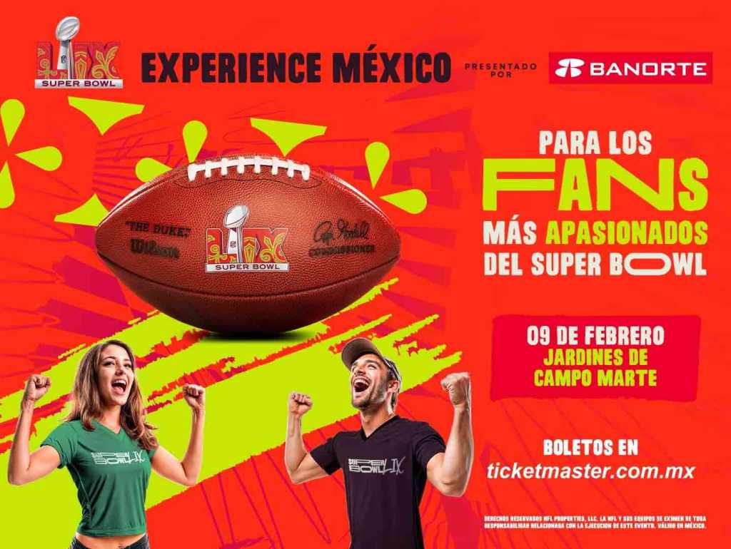 Super Bowl Experience México: Vive la emoción de la NFL en la&nbsp;CDMX